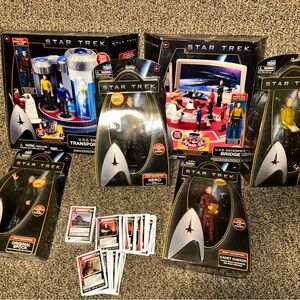 Star Trek Action Figures Playset - Black, Red, Yellow